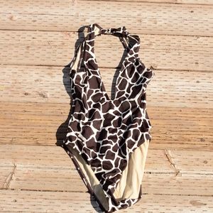 Victoria's Secret Giraffe One Piece Swimming Suit